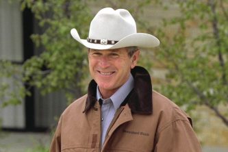 President George W Bush